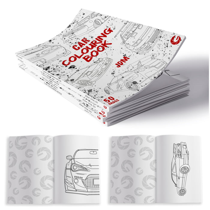 Automotive Colouring Book - JDM Vol 1