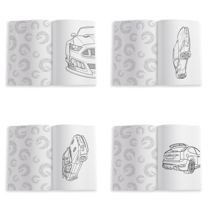 Automotive Colouring Book - 2026 Edition