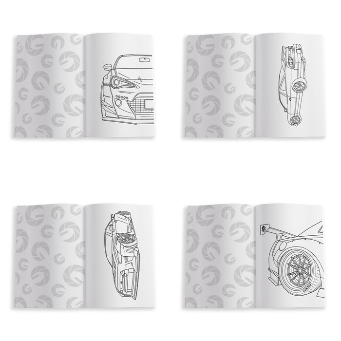 Automotive Colouring Book - JDM Vol 1