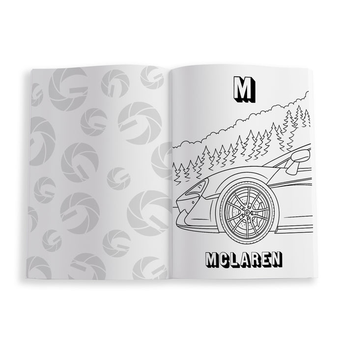 Automotive Colouring Book - Kids A-Z
