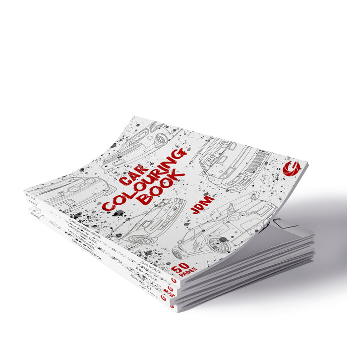 Automotive Colouring Book - JDM Vol 1