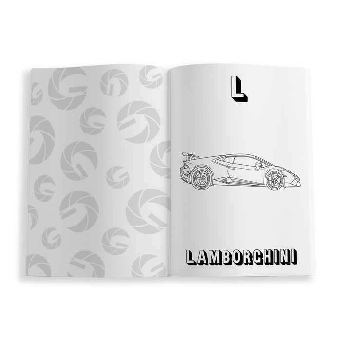 Automotive Colouring Book - Kids A-Z