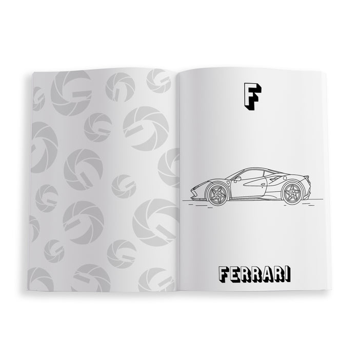 Automotive Colouring Book - Kids A-Z