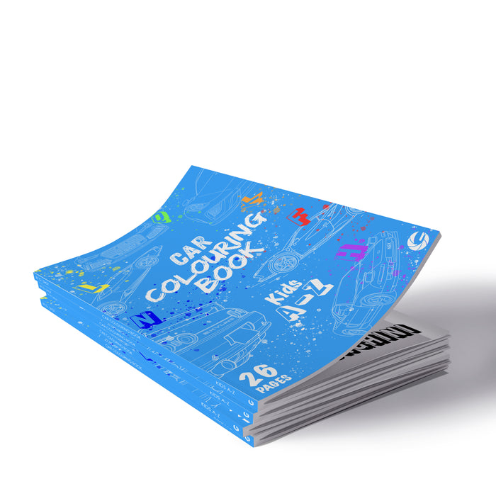 Automotive Colouring Book - Kids A-Z