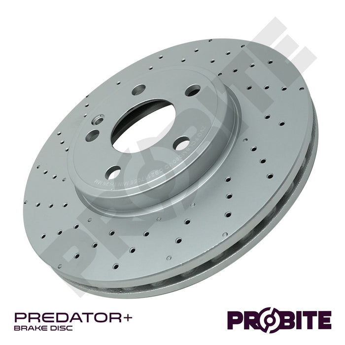 Predator+ | Front Discs | 295mm | Vented with Drilled Holes