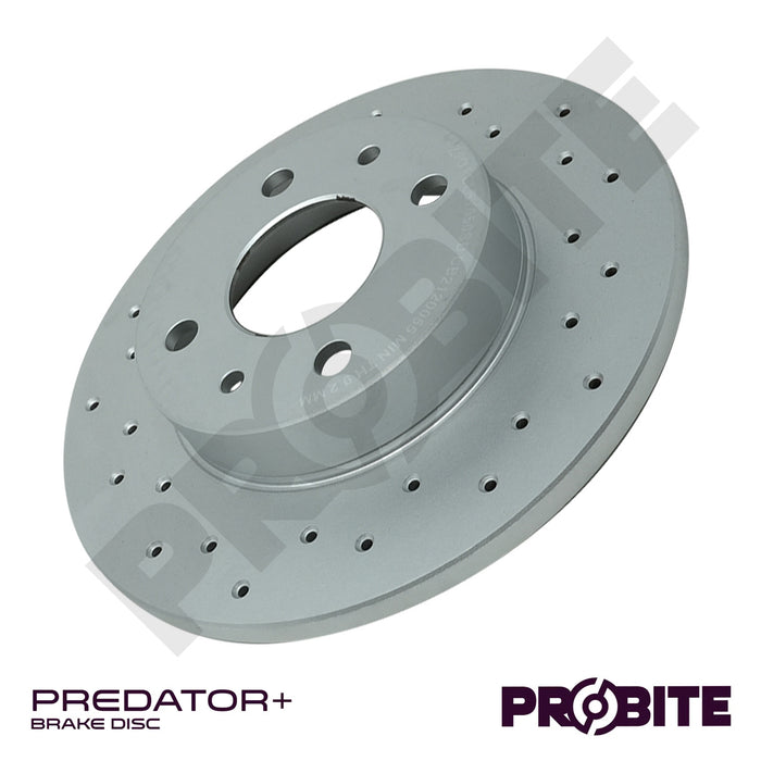 Predator+ | Rear Discs | 240mm | Solid with Drilled Holes