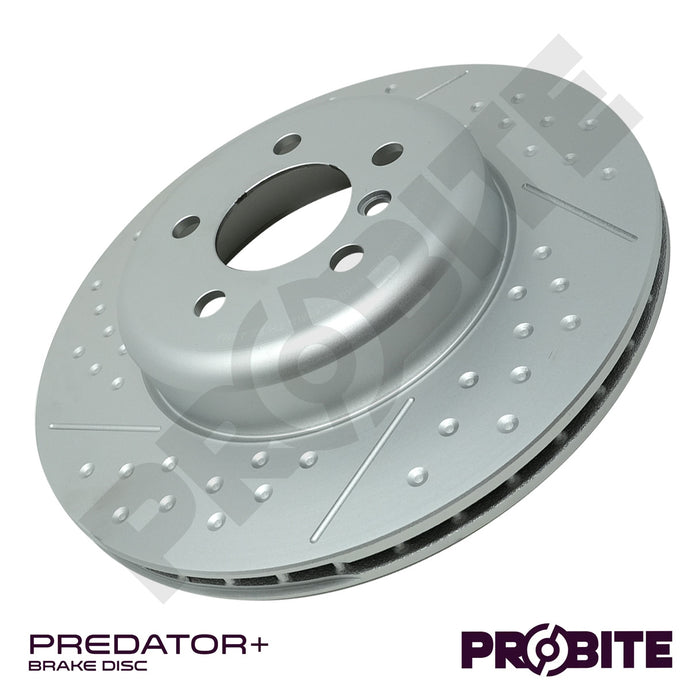 Predator+ | Rear Discs | 345mm | Vented with Grooves and Drilled
