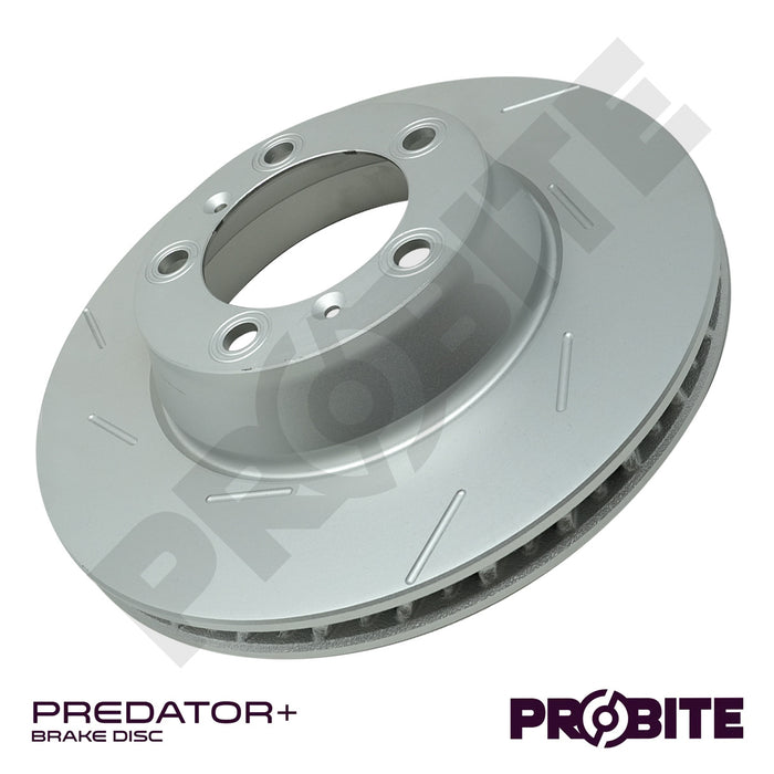 Predator+ | Rear Left | 330mm | Vented with Grooves