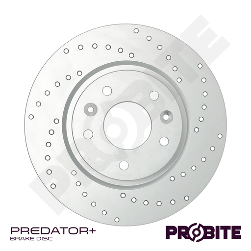 Probite Performance Discs | Front Discs | 342mm | Vented with Drilled Holes - Two piece brake disc
